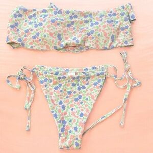 womens 2 piece bikini swimwear sets White, size S